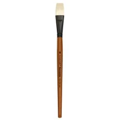 New ✨ Level 1 Oil Short Handle Flat Brush by Artist's Loft™ by Artists Loft 🎉 -Artists Loft Sales 10598712 1