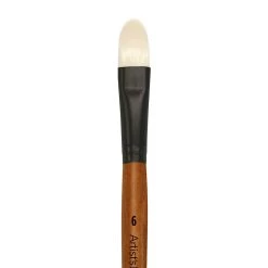Cheapest 💯 Level 1 Oil Short Handle Filbert Brush by Artist's Loft™ by Artists Loft ⭐