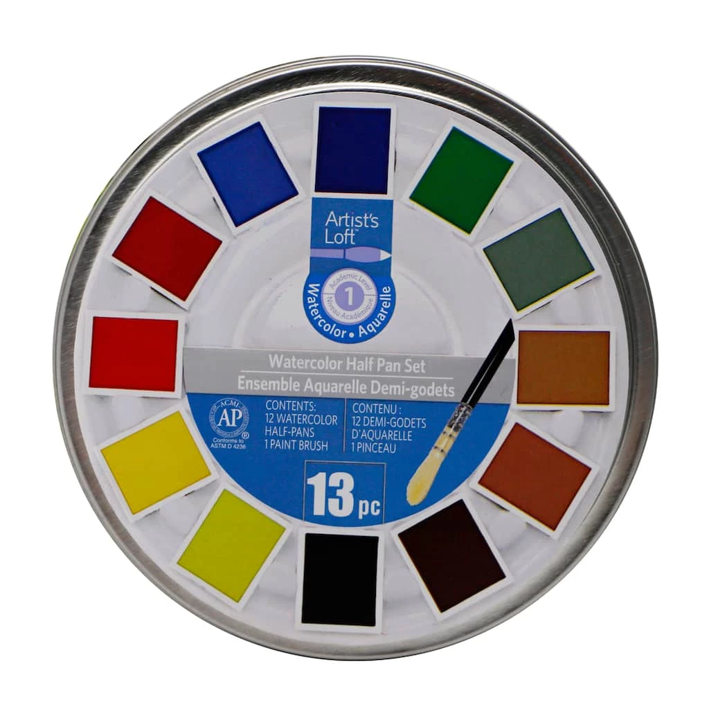 Best Pirce π― 12 Pack: Watercolor Half-Pan Set by Artist's Loft™ by Artists Loft π 6 Best Pirce π― 12 Pack: Watercolor Half-Pan Set by Artist's Loft™ by Artists Loft π - Image 4