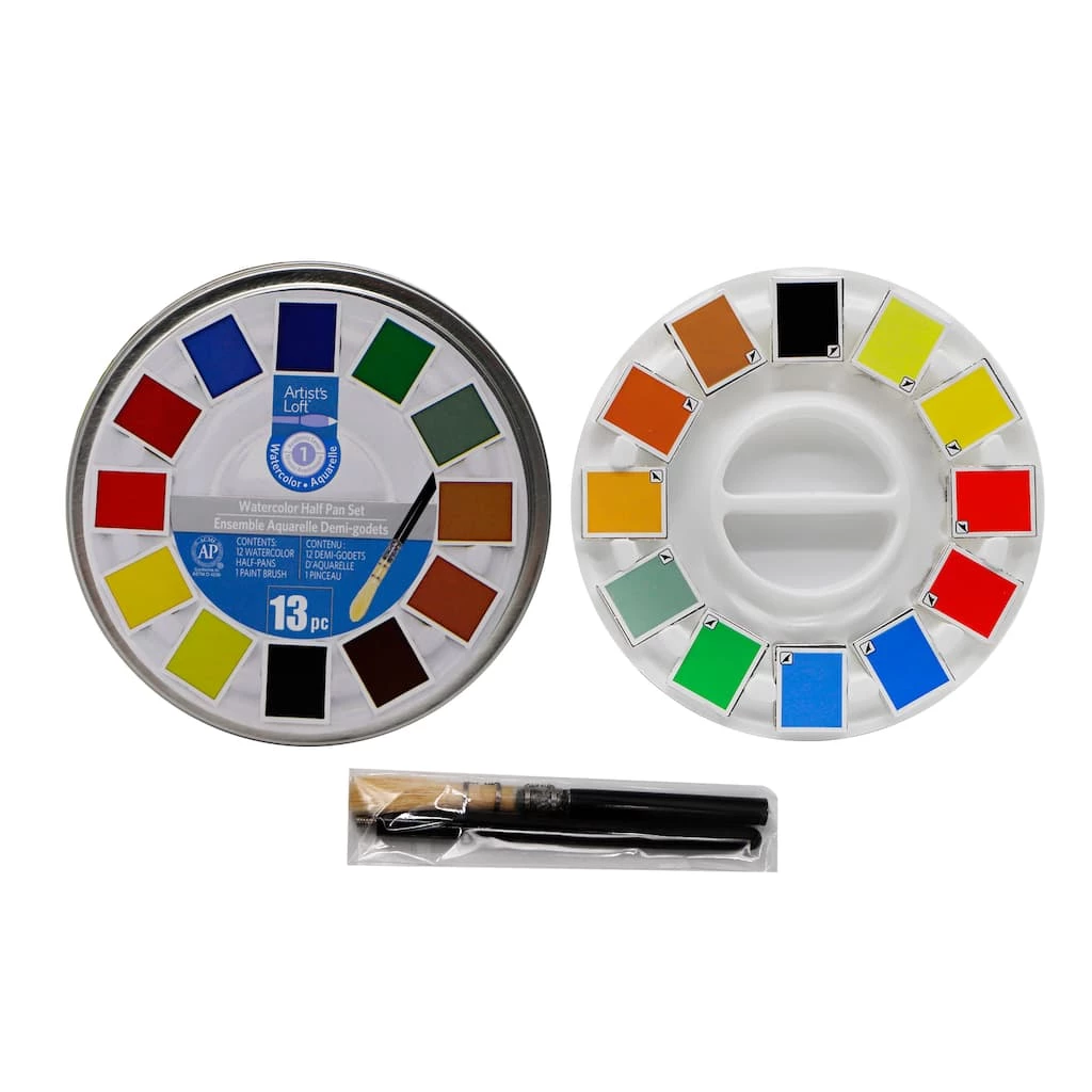 Best Pirce π― 12 Pack: Watercolor Half-Pan Set by Artist's Loft™ by Artists Loft π 3 Best Pirce π― 12 Pack: Watercolor Half-Pan Set by Artist's Loft™ by Artists Loft π