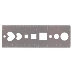 Deals 🧨 Silver Metal Ruler by Artist's Loft™ by Artists Loft 🎉