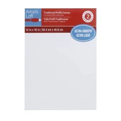 Brand new ❤️ Level 2 Ultra-Smooth Traditional Profile Canvas by Artist's Loft™ by Artists Loft 🧨