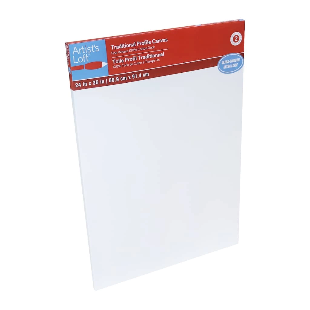 Cheap π 6 Pack: Level 2 24" x 36" Ultra-Smooth Traditional Profile Canvas by Artist's Loft™ by Artists Loft π 5 Cheap π 6 Pack: Level 2 24" x 36" Ultra-Smooth Traditional Profile Canvas by Artist's Loft™ by Artists Loft π - Image 3