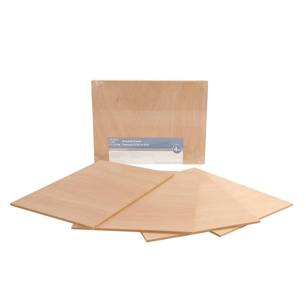 Best Sale π 12 Packs: 4 ct. (48 total) 9" x 12" Unfinished Wood Art Panel by Artist's Loft™ Necessities™ by Artists Loft π 3 Best Sale π 12 Packs: 4 ct. (48 total) 9" x 12" Unfinished Wood Art Panel by Artist's Loft™ Necessities™ by Artists Loft π