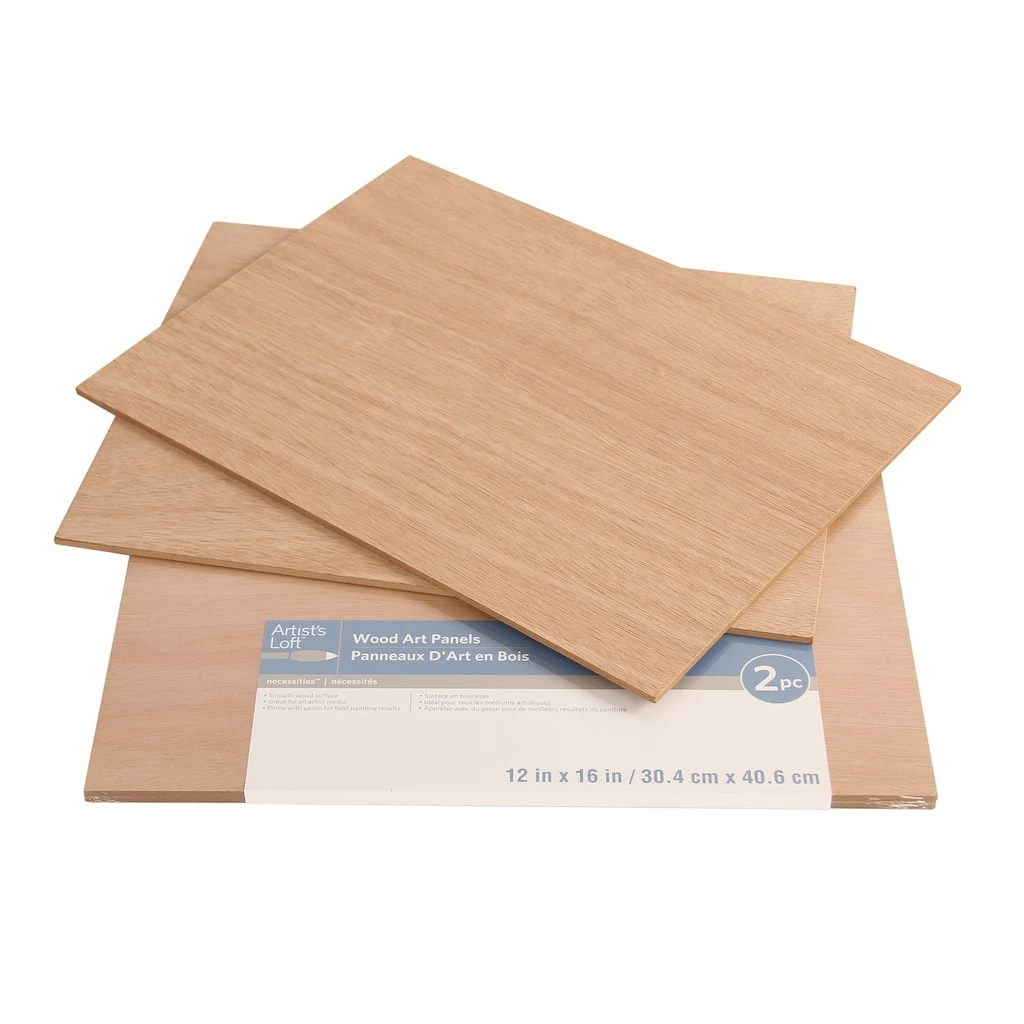 New βοΈ 12 Packs: 2 ct. (24 total) 12" x 16" Unfinished Wood Art Panel by Artist's Loft™ Necessities™ by Artists Loft π 5 New βοΈ 12 Packs: 2 ct. (24 total) 12" x 16" Unfinished Wood Art Panel by Artist's Loft™ Necessities™ by Artists Loft π - Image 3