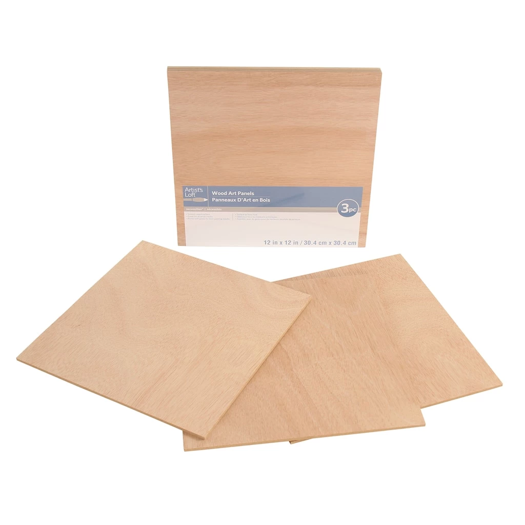 Best Sale ⌛ Unfinished Wood Art Panel Pack by Artist's Loft™ Necessities™ by Artists Loft ⌛ 4 Best Sale ⌛ Unfinished Wood Art Panel Pack by Artist's Loft™ Necessities™ by Artists Loft ⌛ - Image 2