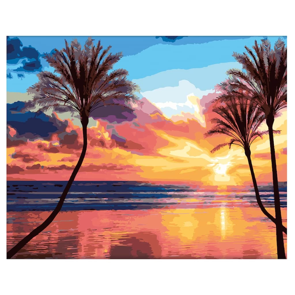 Best Pirce β€οΈ 12 Pack: Beach Sunset with Palm Trees Paint-by-Number Kit by Artist's Loft™ Necessities™ by Artists Loft π― 6 Best Pirce β€οΈ 12 Pack: Beach Sunset with Palm Trees Paint-by-Number Kit by Artist's Loft™ Necessities™ by Artists Loft π― - Image 4