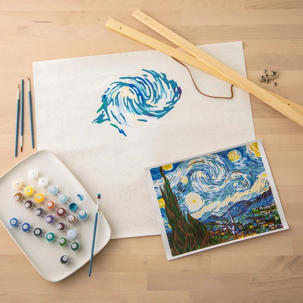 Buy ⌛ Van Gogh Starry Night Paint-by-Number Kit by Artist's Loft™ Necessities™ by Artists Loft ⭐ 4 Buy ⌛ Van Gogh Starry Night Paint-by-Number Kit by Artist's Loft™ Necessities™ by Artists Loft ⭐ - Image 2
