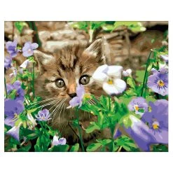 Best Sale 💯 Kitten & Flowers Paint-by-Number Kit by Artist's Loft™ Necessities™ by Artists Loft ✔️ -Artists Loft Sales 10624518 5