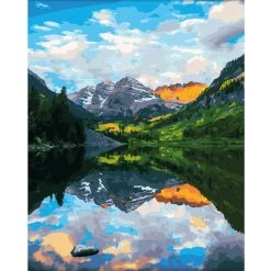 Outlet 👏 12 Pack: Mountain Scene Paint-by-Number Kit by Artist's Loft™ Necessities™ by Artists Loft 🌟 -Artists Loft Sales 10624521 5 1