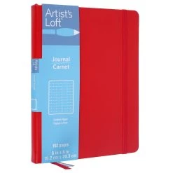 Budget π Red Dot Journal, 6" x 8" by Artist's Loft™ by Artists Loft π