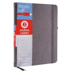 Promo 💯 12 Pack: Metallic Gray Premium Hardcover Dot Journal by Artist's Loft™, 6" x 8" by Artists Loft 😍