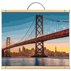 Buy 😍 Bay Bridge Paint-by-Number Kit by Artist's Loft™ Necessities™ by Artists Loft 🤩