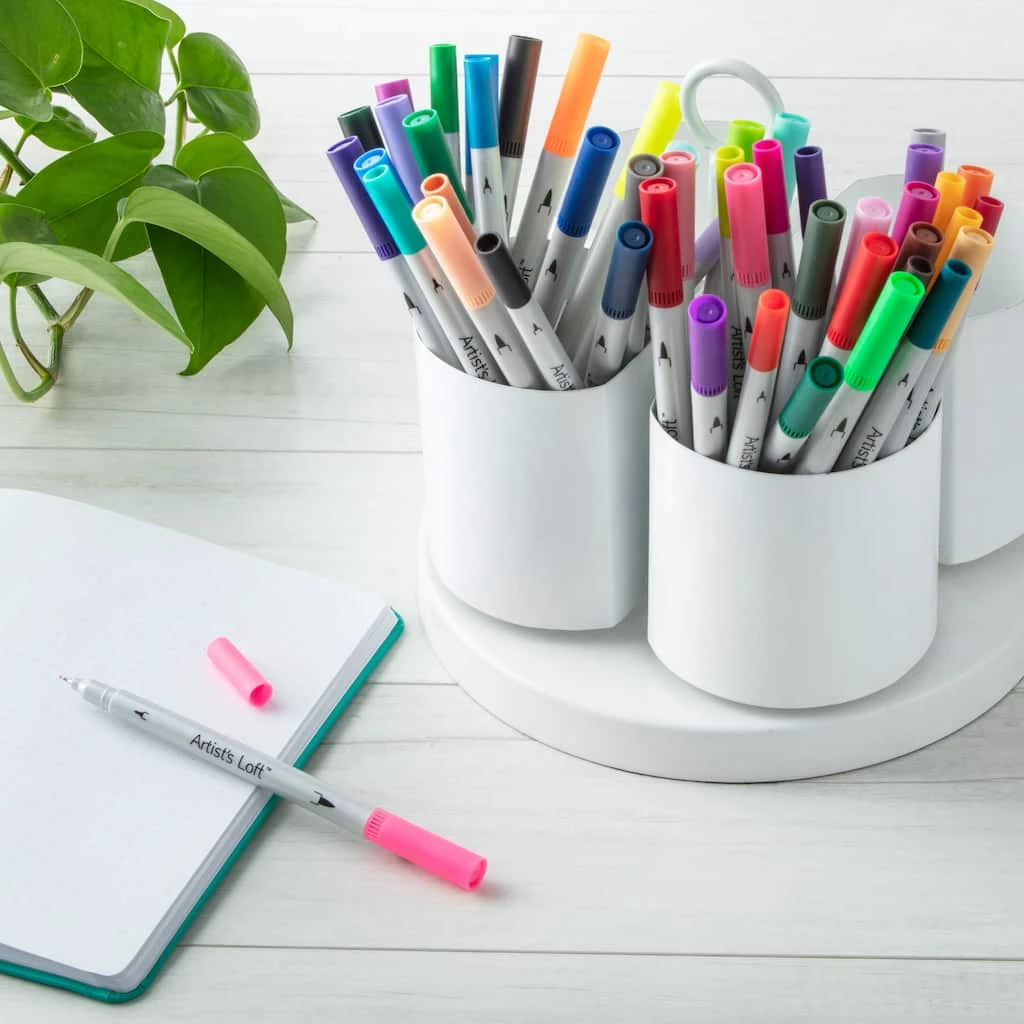 Best deal 𧨠Dual Tip Brush Fineliner Markers by Artist's Loft™ by Artists Loft π 4 Best deal 𧨠Dual Tip Brush Fineliner Markers by Artist's Loft™ by Artists Loft π - Image 2