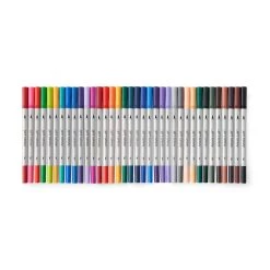 Best deal 🧨 Dual Tip Brush Fineliner Markers by Artist's Loft™ by Artists Loft 😉