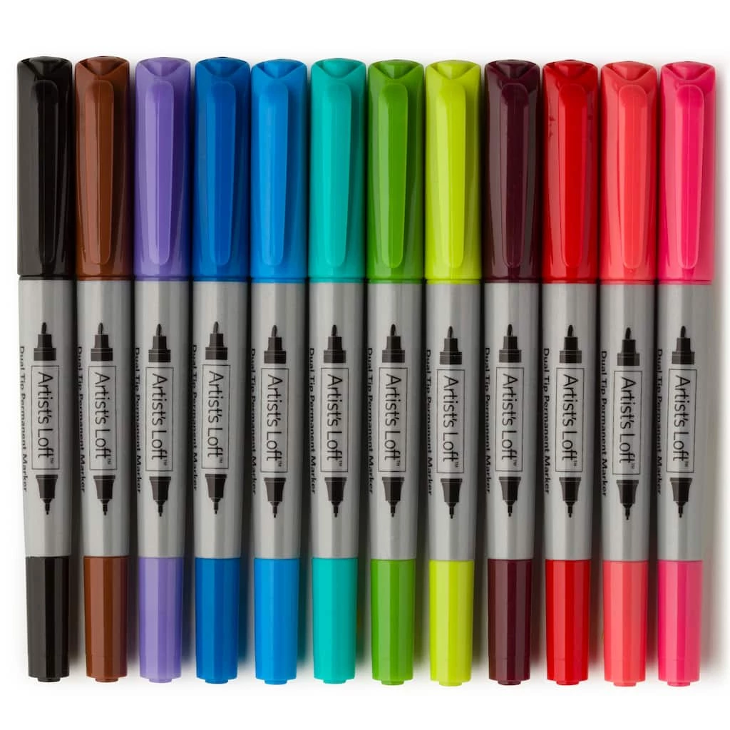 Best Sale π 6 Pack: 24 ct. (144 total) Dual Tip Permanent Markers by Artist's Loft™ by Artists Loft π― 7 Best Sale π 6 Pack: 24 ct. (144 total) Dual Tip Permanent Markers by Artist's Loft™ by Artists Loft π― - Image 5