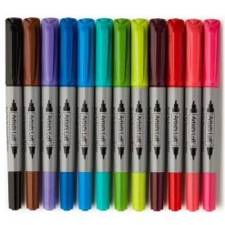 Best Sale 🎁 24 Color Dual Tip Permanent Markers by Artist's Loft™ by Artists Loft ✔️ -Artists Loft Sales 10670334 20