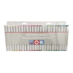 Flash Sale 🎁 48 Color Dual Tip Sketch Markers by Artist's Loft™ by Artists Loft 🎉 -Artists Loft Sales 10670336 1