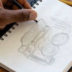 Promo 🤩 Black Hard Cover Sketchbook by Artist's Loft™, 5.5" x 8.5" by Artists Loft 🎉 -Artists Loft Sales 10670839 7