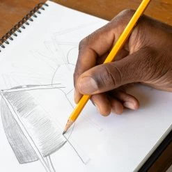 Best Sale 🥰 Black Hard Cover Drawing Pad by Artist's Loft™, 5.5" x 8.5" by Artists Loft ✨ -Artists Loft Sales 10670898 7