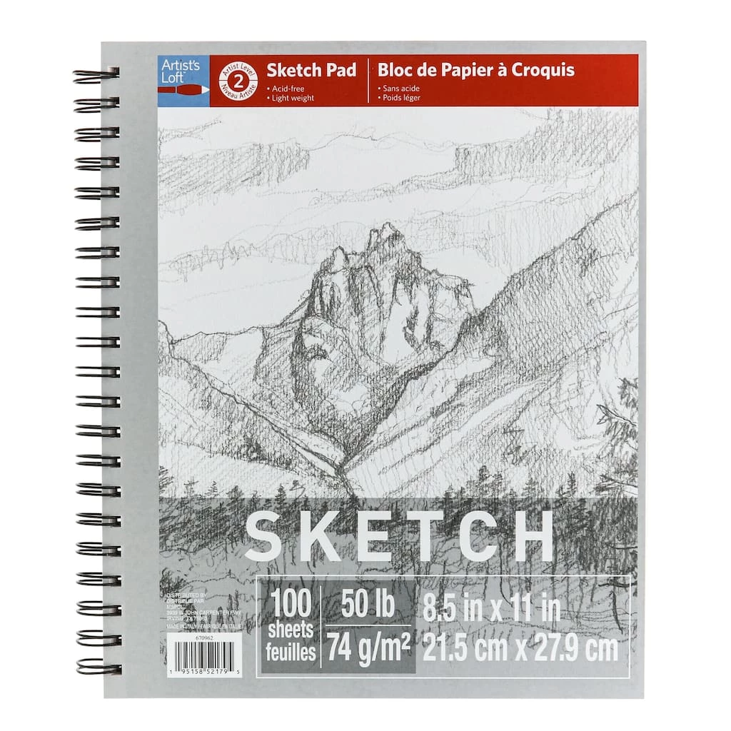 Deals βοΈ 6 Pack: Sketch Pad by Artist's Loft™, 8.5" x 11" by Artists Loft 𧨠3 Deals βοΈ 6 Pack: Sketch Pad by Artist's Loft™, 8.5" x 11" by Artists Loft π§¨