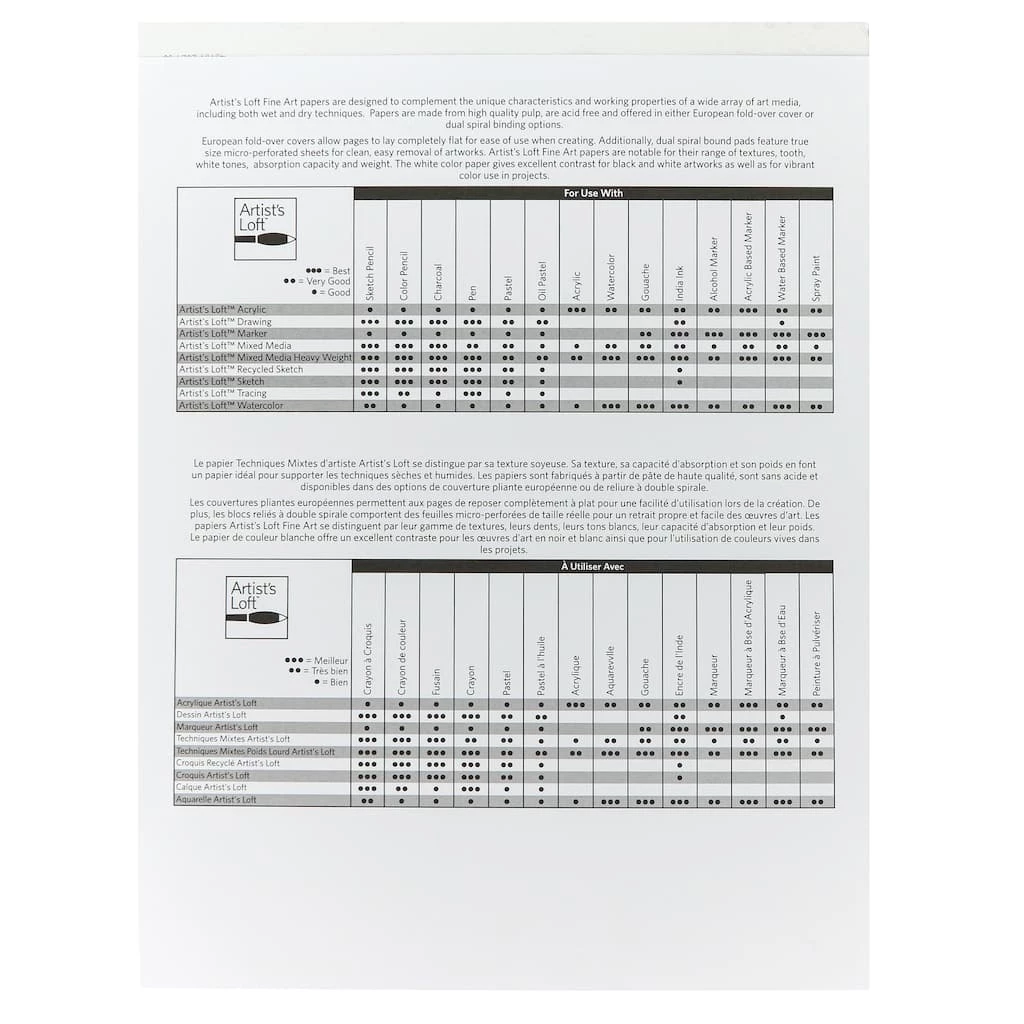 Wholesale βοΈ 6 Pack: Mixed Media Medium Weight Paper Pad by Artist's Loft™, 11" x 14" by Artists Loft π 6 Wholesale βοΈ 6 Pack: Mixed Media Medium Weight Paper Pad by Artist's Loft™, 11" x 14" by Artists Loft π - Image 4