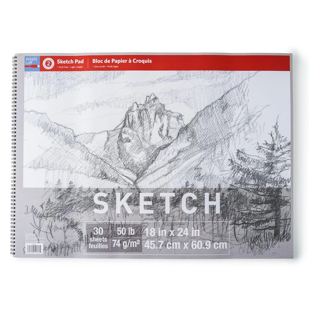 Cheap β Sketch Pad by Artist's Loft™, 18" x 24" by Artists Loft π 3 Cheap β Sketch Pad by Artist's Loft™, 18" x 24" by Artists Loft π
