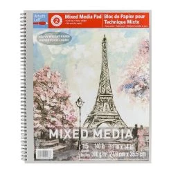 Hot Sale ⌛ Mixed Media Heavy Weight Paper Pad by Artist's Loft™ by Artists Loft 🤩 -Artists Loft Sales 10670971 1 1