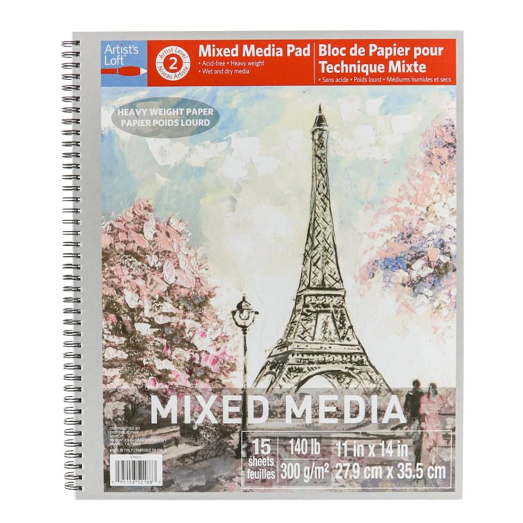 Best reviews of π 6 Pack: Mixed Media Heavy Weight Paper Pad by Artist's Loft™, 11" x 14" by Artists Loft β€οΈ 3 Best reviews of π 6 Pack: Mixed Media Heavy Weight Paper Pad by Artist's Loft™, 11" x 14" by Artists Loft β€οΈ