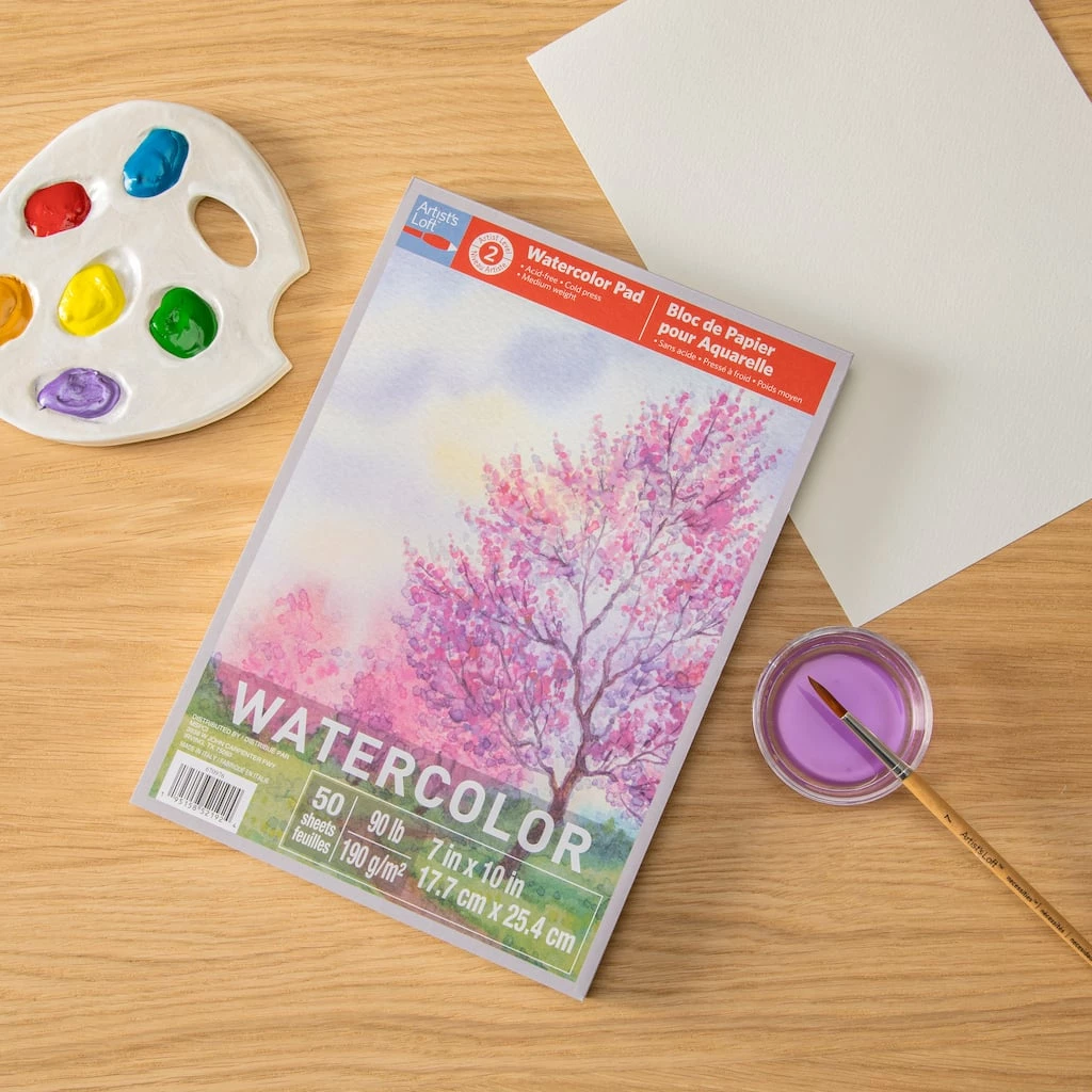 Best reviews of π Watercolor Pad by Artist's Loft™, 7" x 10" by Artists Loft π 4 Best reviews of π Watercolor Pad by Artist's Loft™, 7" x 10" by Artists Loft π - Image 2