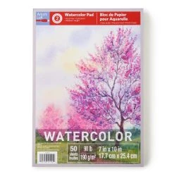 New 🎉 15 Pack: Watercolor Pad by Artist's Loft™, 7" x 10" by Artists Loft ⭐