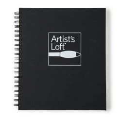 Outlet 👏 6 Pack: Black Hard Cover Watercolor Pad by Artist's Loft™, 8.5" x 11" by Artists Loft ⭐