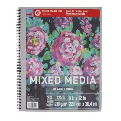 New 🔥 Black Mixed Media Pad by Artist's Loft™ by Artists Loft ✨