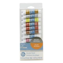 Flash Sale 🧨 Metallic Acrylic Paint Set by Artist's Loft™ Necessities™ by Artists Loft 🎉