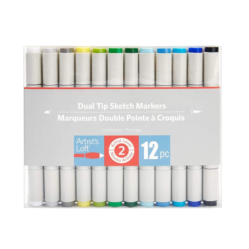Cheap ✔️ Dual Tip Landscape Sketch Marker Set by Artist's Loft™ by Artists Loft ⌛ 3 Cheap ✔️ Dual Tip Landscape Sketch Marker Set by Artist's Loft™ by Artists Loft ⌛