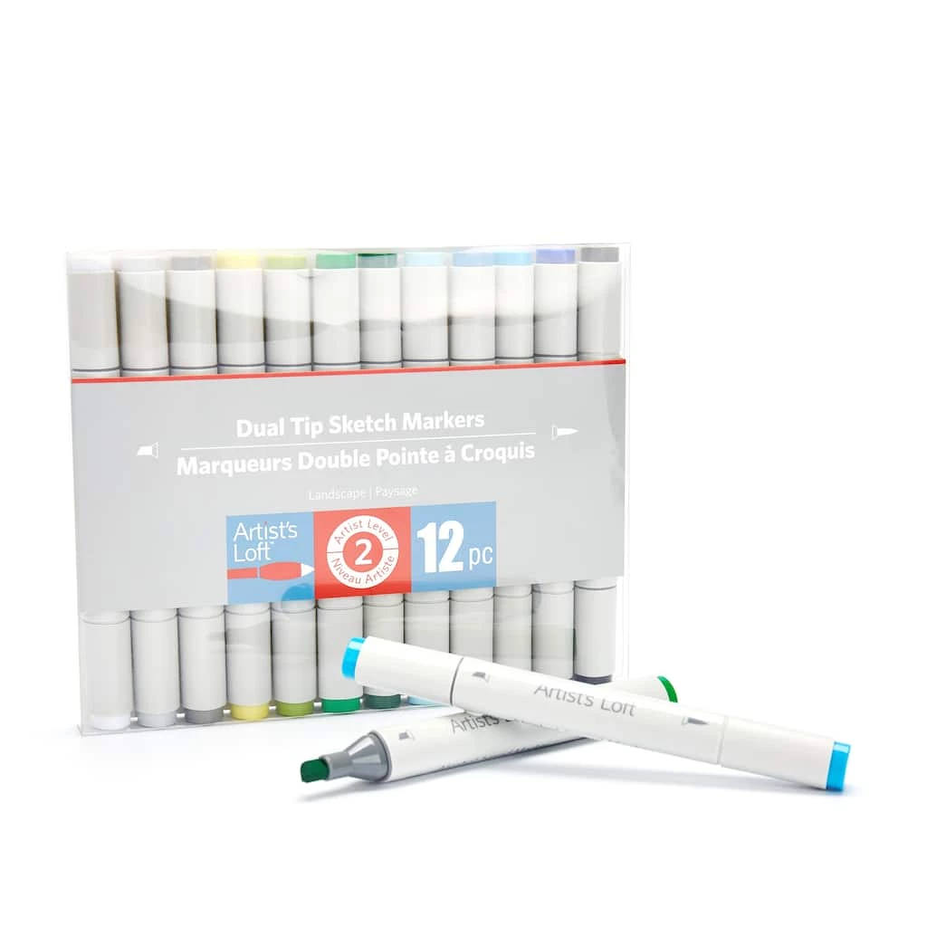 Cheap ✔️ Dual Tip Landscape Sketch Marker Set by Artist's Loft™ by Artists Loft ⌛ 8 Cheap ✔️ Dual Tip Landscape Sketch Marker Set by Artist's Loft™ by Artists Loft ⌛ - Image 6