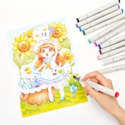 Best Sale 👍 Dual Tip Jewel Tone Sketch Marker Set by Artist's Loft™ by Artists Loft 😍 -Artists Loft Sales 10691936 7