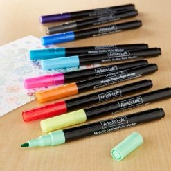 New 😀 10 Color Metallic Outline Paint Marker Set by Artist's Loft™ by Artists Loft 🔔 -Artists Loft Sales 10692638 20