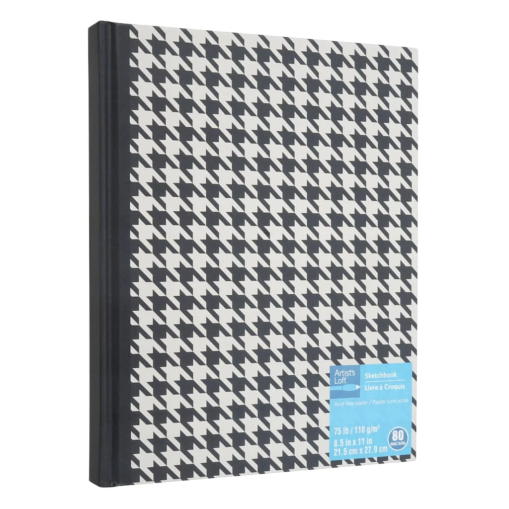 Promo π Houndstooth Sketchbook by Artist's Loft™, 8.5" x 11" by Artists Loft π₯° 3 Promo π Houndstooth Sketchbook by Artist's Loft™, 8.5" x 11" by Artists Loft π₯°