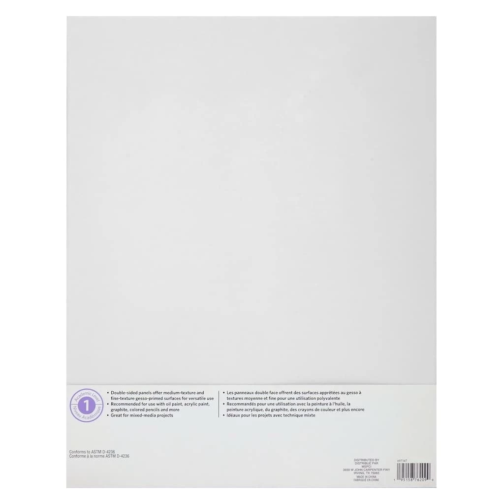 Best deal π 3 Pack Level 1 11" x 14" Gesso-Primed Double-Sided MDF Panels by Artist's Loft™ by Artists Loft βοΈ 7 Best deal π 3 Pack Level 1 11" x 14" Gesso-Primed Double-Sided MDF Panels by Artist's Loft™ by Artists Loft βοΈ - Image 5