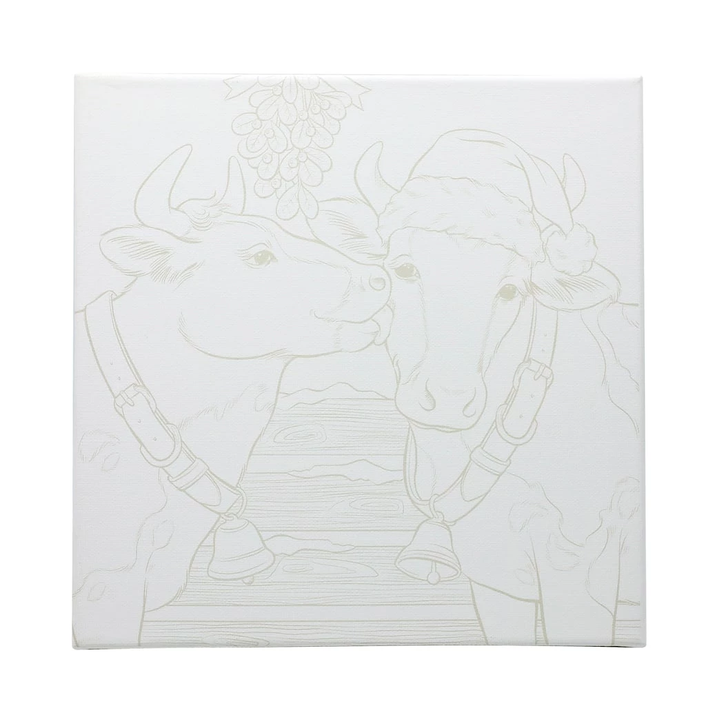 Hot Sale π Holiday Cows Canvas Painting Kit by Artist's Loft™ Necessities™ by Artists Loft π― 5 Hot Sale π Holiday Cows Canvas Painting Kit by Artist's Loft™ Necessities™ by Artists Loft π― - Image 3