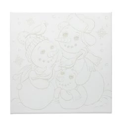 Discount 🔥 Snow Family Canvas Painting Kit by Artist's Loft™ Necessities™ by Artists Loft 😉 -Artists Loft Sales 10704805 3