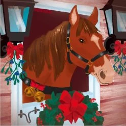 Outlet 🥰 Holiday Horse Canvas Painting Kit by Artist's Loft™ Necessities™ by Artists Loft 🎁
