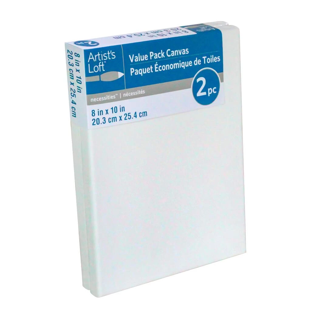 Budget ✔️ 12 Packs: 2 ct. (24 total) Value Pack Canvas, by Artist's Loft® Necessities™ by Artists Loft ✨ 4 Budget ✔️ 12 Packs: 2 ct. (24 total) Value Pack Canvas, by Artist's Loft® Necessities™ by Artists Loft ✨ - Image 2