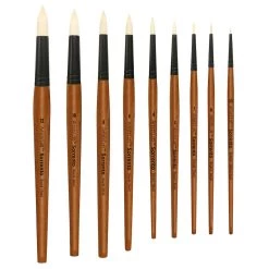 Hot Sale 🔔 12 Pack: Sorrento Oil Short Handle Round Brush by Artist's Loft™ by Artists Loft 🛒