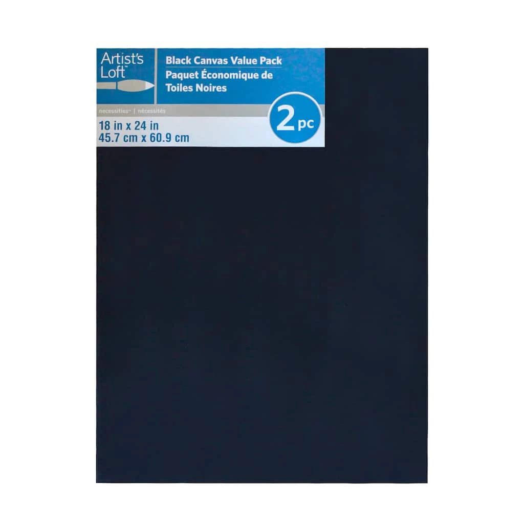Cheapest π― 12 Packs: 2 ct. (24 total) Black Canvas Value Pack by Artist's Loft™ Necessities™ by Artists Loft π€© 3 Cheapest π― 12 Packs: 2 ct. (24 total) Black Canvas Value Pack by Artist's Loft™ Necessities™ by Artists Loft π€©