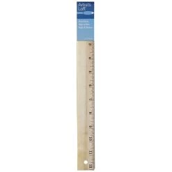 New ❤️ 12 Pack: Wood Ruler by Artist's Loft™ by Artists Loft 🧨