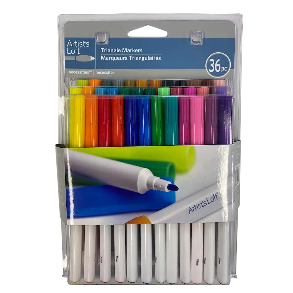 Best Sale β 8 Packs: 36 ct. (288 total) Triangle Markers Set by Artist's Loft™ Fundamentals™ by Artists Loft 𧨠6 Best Sale β 8 Packs: 36 ct. (288 total) Triangle Markers Set by Artist's Loft™ Fundamentals™ by Artists Loft 𧨠- Image 4