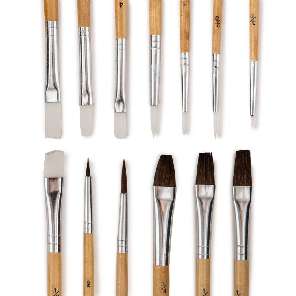 New π 12 Packs: 25 ct. (300 total) Necessities™ All-Purpose Brush Set by Artist's Loft® by Artists Loft π 6 New π 12 Packs: 25 ct. (300 total) Necessities™ All-Purpose Brush Set by Artist's Loft® by Artists Loft π - Image 4
