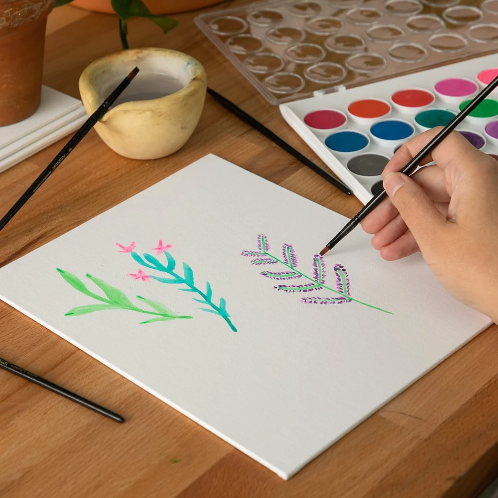 Wholesale π 8 Packs: 5 ct. (40 total) 8" x 10" Canvas Panel Value Pack by Artist's Loft® Necessities™ by Artists Loft β 4 Wholesale π 8 Packs: 5 ct. (40 total) 8" x 10" Canvas Panel Value Pack by Artist's Loft® Necessities™ by Artists Loft β - Image 2